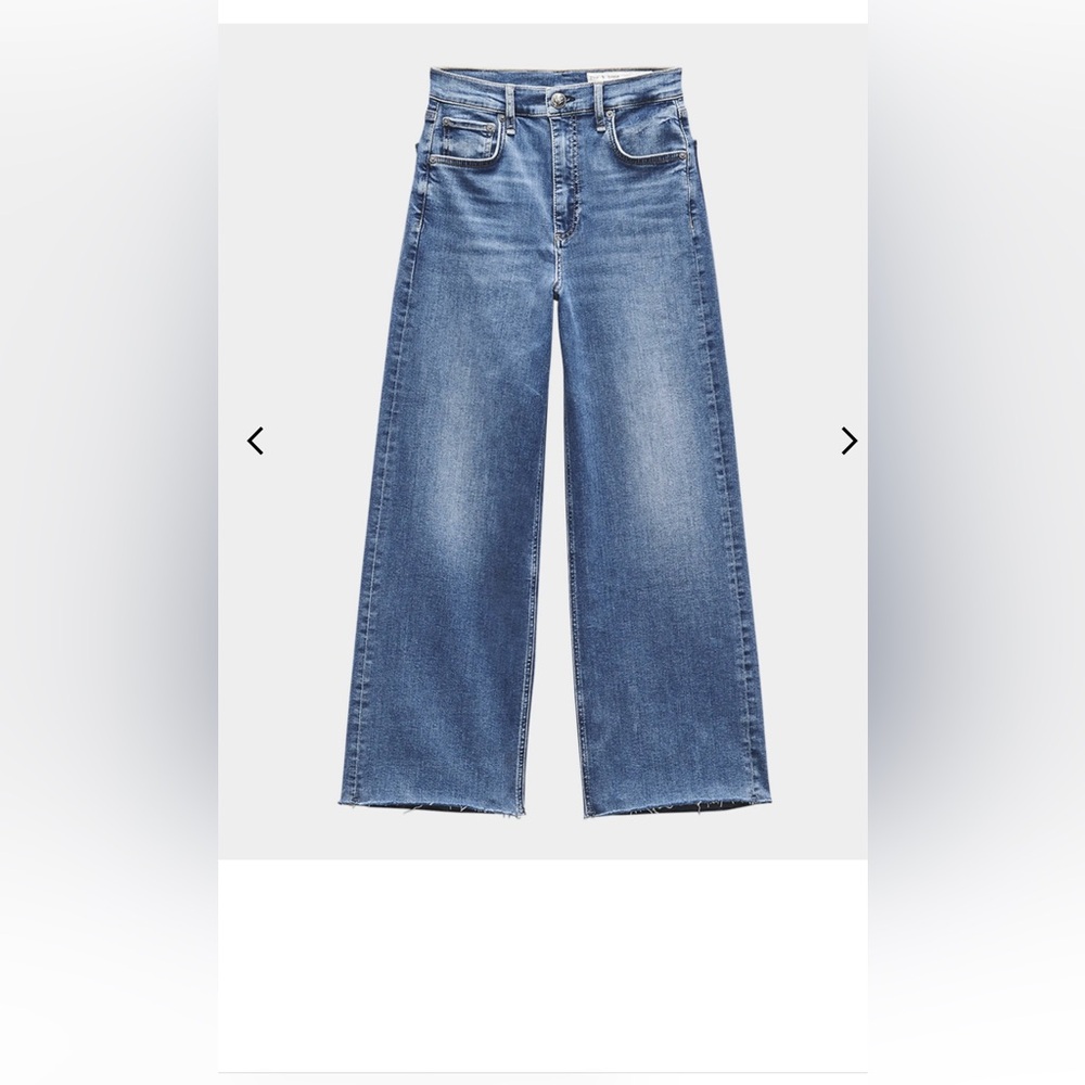 Rag & Bone Epic Andi High-Rise Wide Ankle Jeans